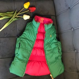 Ralph Lauren 3-4 y reversible vest